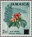 National Tree - Blue Mahoe surcharged