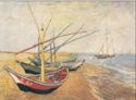 "Barques aux Saintes-Maries", juin 1888