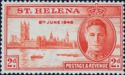 King George VI and Houses of Parliament, London