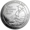 25 Cents / Quarter (Cumberland Gap National Historical Park. Silver 5 Oz.)