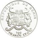 100 CFA Francs (The Rose - Silver Plated)