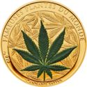 100 CFA Francs (Cannabis Sativa - Gold Plated)