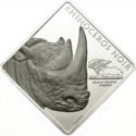 1,500 CFA Francs (Rhinoceros Noir - Silver)
