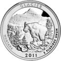 25 Cents / Quarter (Glacier National Park, Montana)