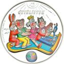 1 Dollar (Czech Comic Čtyřlístek - Ctyrlistek Sberatel - Silver Plated)