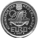 100 Euro (450th Anniversary of Statesman Johan van Oldenbarnevelt)