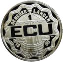 1 Ecu (Province South Holland city Zoetermeer - Silver edition)