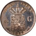 1/10 Gulden (Wilhelm III - Wilhelmina I)