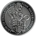 5 Pounds (The Queen's Beasts, Lion of England - Silver)