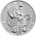 100 Pounds (The Queen's Beasts, Lion of England - Platinum)