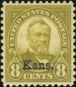 Ulysses S. Grant, overprinted Kans.