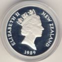 1 Dollar (XIV Commonwealth Games 1990 Auckland - Weightlifting - Silver edit.)