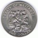 1 Dollar (150th Anniversary of the Treaty of Waitangi)