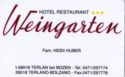 Hotel Restaurant Weingarten