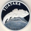 5 Dollars (Tuatara - Silver edition)
