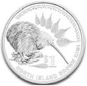 1 Dollar (North Island Brown Kiwi)