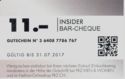 Insider Bar-Cheque