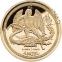 1/10 Angel (Queen Elizabeth II 90th Birthday - Gold)