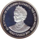 10 Dollars (Queen Mother 80th Birthday - Silver edition)