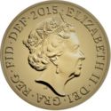 1 Pound (Royal Arms - Gold)