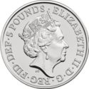5 Pounds (The Queen's Beasts I/X, Lion of England)