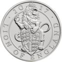 5 Pounds (The Queen's Beasts I/X, Lion of England)