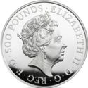 500 Pounds (The Queen's Beasts, Unicorn of Scotland - Silver)