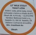 Milk stout 12