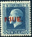 Overprinted on George V
