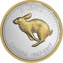 5 Cents (Canada’s 150th Anniversary & 50th Anniversary of the 1967 Canadian Centennial, Ra