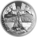 100 Dollars (Canadian Federation Medals Series: Historia Tua Epos Est)