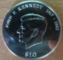 10 Dollars (JOHN F. KENNEDY 1917-1963)