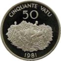 50 Vatu (1st Anniversary of Independence - Silver edition)