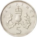 5 Pence (New)