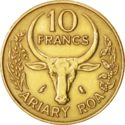 10 Francs (2 Ariary - FAO)