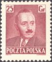 Boleslaw Bierut (1892-1956), President, Perf. 12x12½