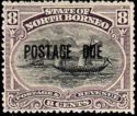 Malay Dhow Overprinted "POSTAGE DUE"