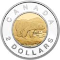 2 Dollars (Polar Bear, Toonie - Silver)
