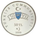50 Lira (150th Anniversary of the Faculty of Political Science in Aankara)