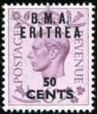 British Stamp Overprinted "B.M.A. Eritrea"