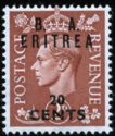 British Stamp Overprinted "B.A. Eritrea"