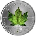 5 Dollars (Maple Leaf, Coloured)