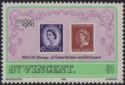1954 stamps from GB and St Vincent