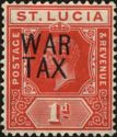 King George V Overprint "War Tax"