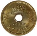25 Øre (World War II government in London exile issue)