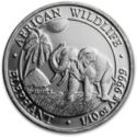 10 Shillings (African Wildlife - Elephant 1/10 Oz.)