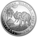 2,000 Shillings (African Wildlife - Elephant 1 Kg.)