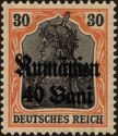 overprint on "Germania"