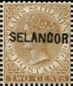 Straits Settlements overprinted SELANGOR