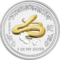 1 Dollar (Year of the Snake - Gilded)